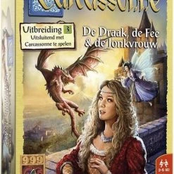 999 Games Spellenbundel - 2 Stuks - Carcassonne De Draak, De Fee En De Jonkvrouw & Burgemeesters En Abdijen -Kinderspellen Verkoopwinkel 550x806 17