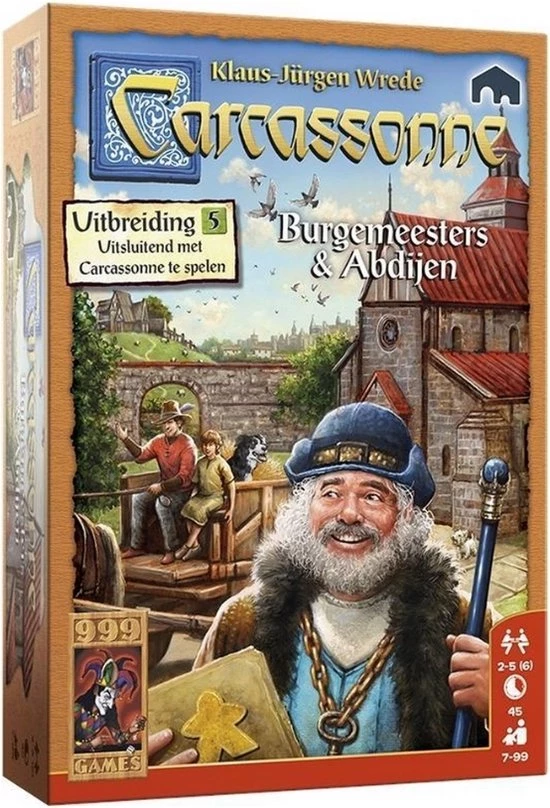 999 Games Spellenbundel - 3 Stuks - Carcassonne Jagers&Verzamelaars & Bruggen, Burchten&Bazaars & Burgemeesters&Abdijen 8 999 Games Spellenbundel - 3 Stuks - Carcassonne Jagers&Verzamelaars & Bruggen, Burchten&Bazaars & Burgemeesters&Abdijen - Afbeelding 6