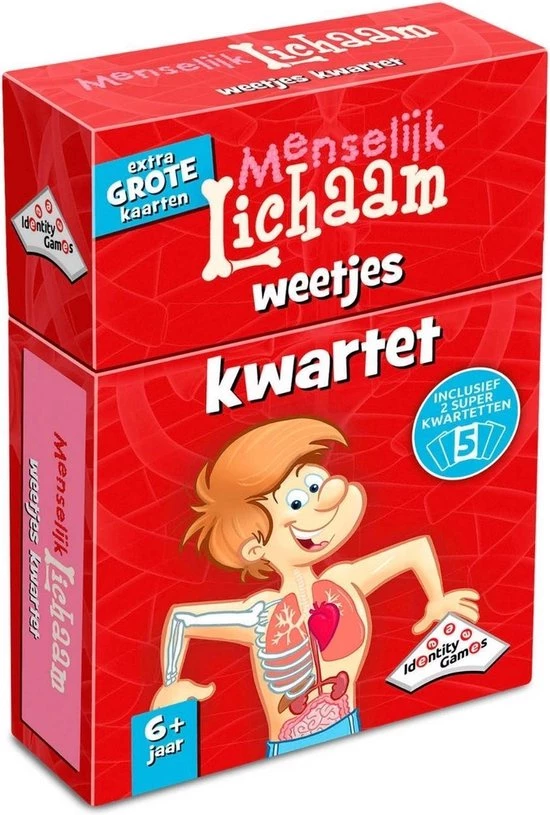 Merkloos Spellenbundel - Kwartet - 3 Stuks - Dino Kwartet & Menselijk Lichaam Kwartet & Sport Weetjes Kwartet 5 Merkloos Spellenbundel - Kwartet - 3 Stuks - Dino Kwartet & Menselijk Lichaam Kwartet & Sport Weetjes Kwartet - Afbeelding 4
